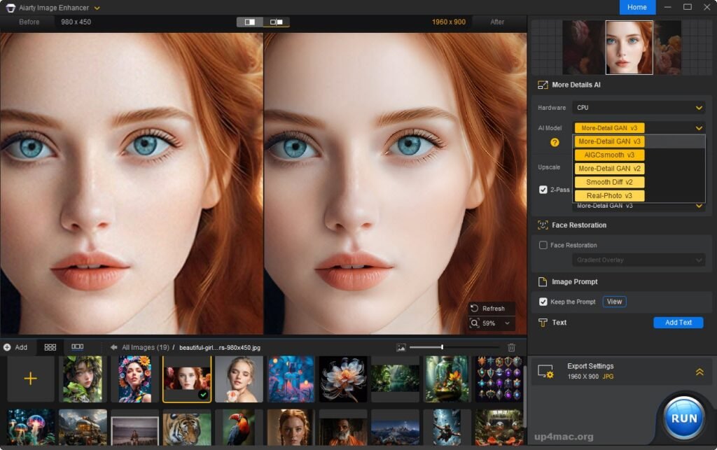 Aiarty Image Enhancer for MacOS