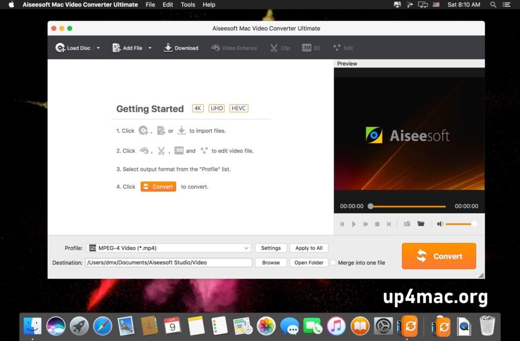 Aiseesoft Video Converter Ultimate 10.5.38 for MacOS Download