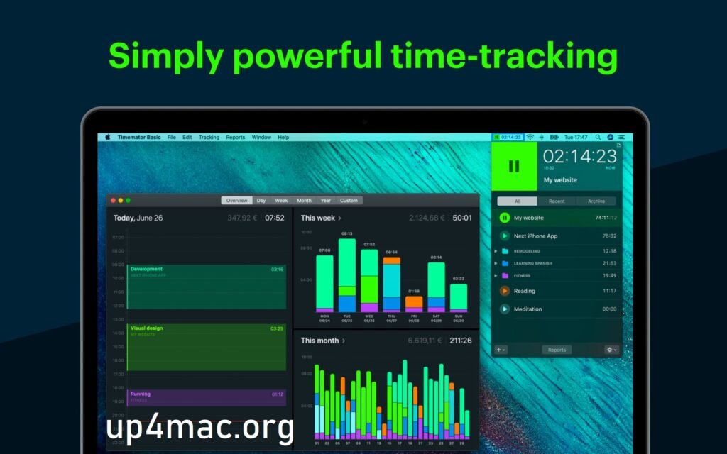 Timemator 3.2.1 for MacOS Download