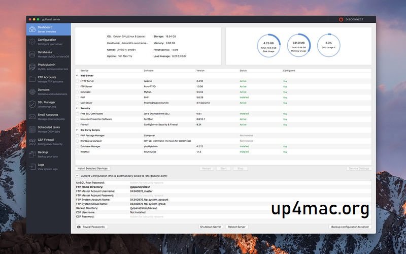 goPanel Download for Mac