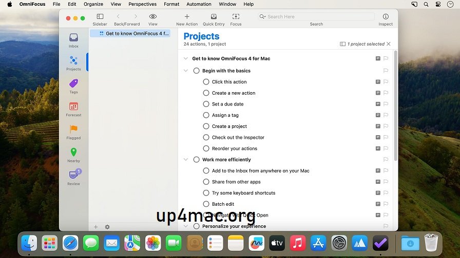 OmniFocus Pro 4.8.7 for Mac Download
