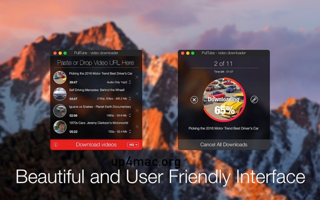 PullTube for macOS download.
